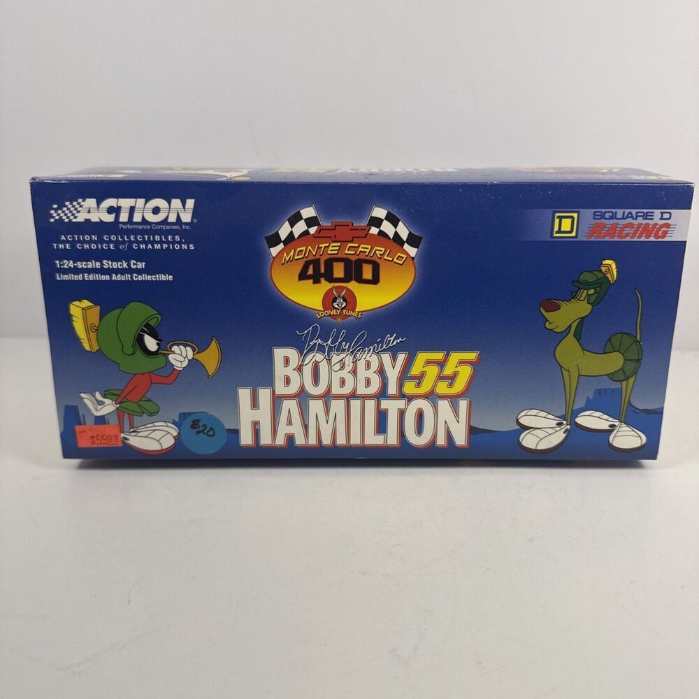 Bobby Hamilton #55 Square Looney Tunes 2001 Chevy Monte Carlo 1:24 Diecast MINT